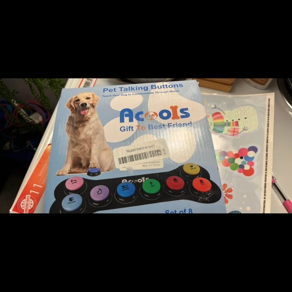 Pet Talking Buttons Set - Multicolor - Picture 1 of 1